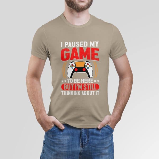 I paused my game to be here, but I'm still thinking about it.