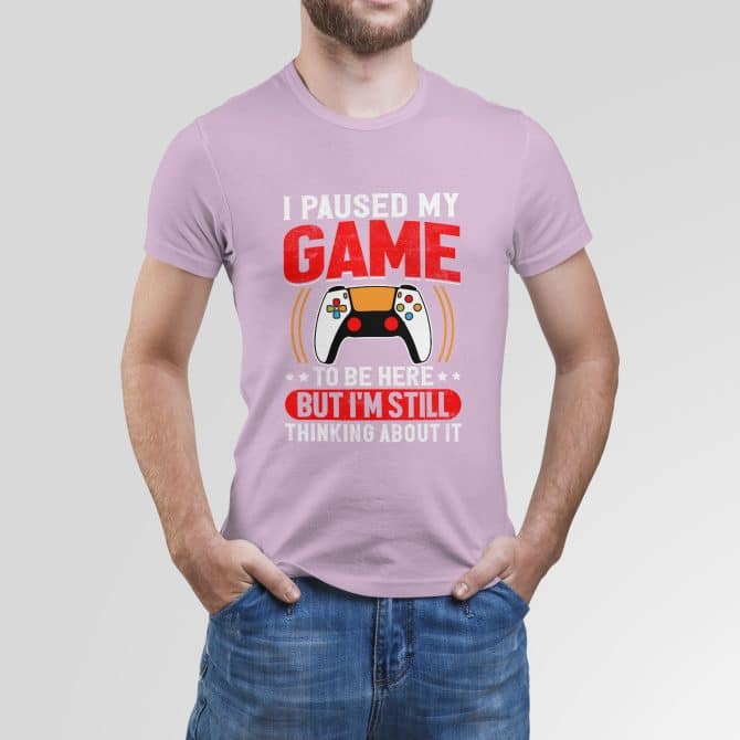 I paused my game to be here, but I'm still thinking about it.