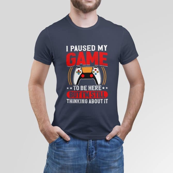 I paused my game to be here, but I'm still thinking about it.