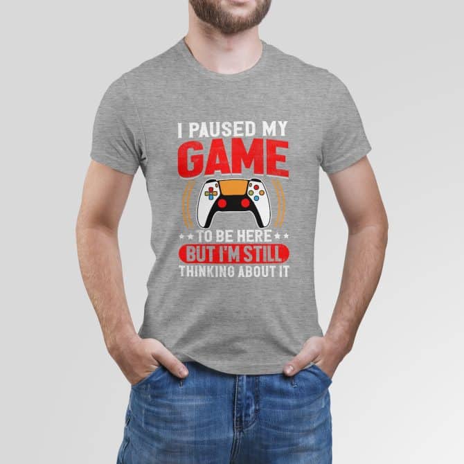 I paused my game to be here, but I'm still thinking about it.
