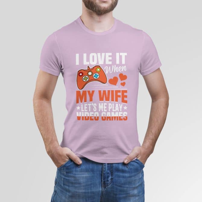 I love it when my wife let’s me play video games.