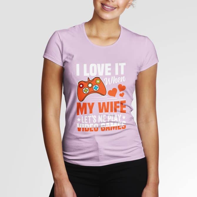 I love it when my wife let’s me play video games.