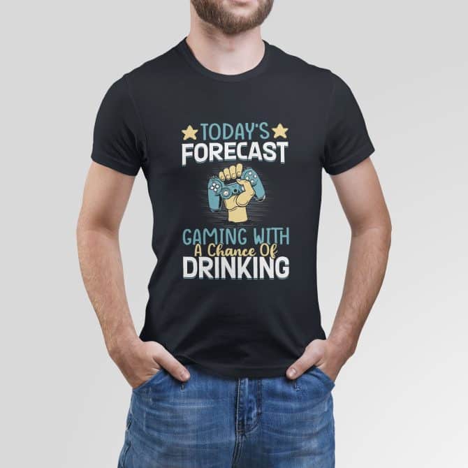 Today's forecast, gaming with a chance of drinking
