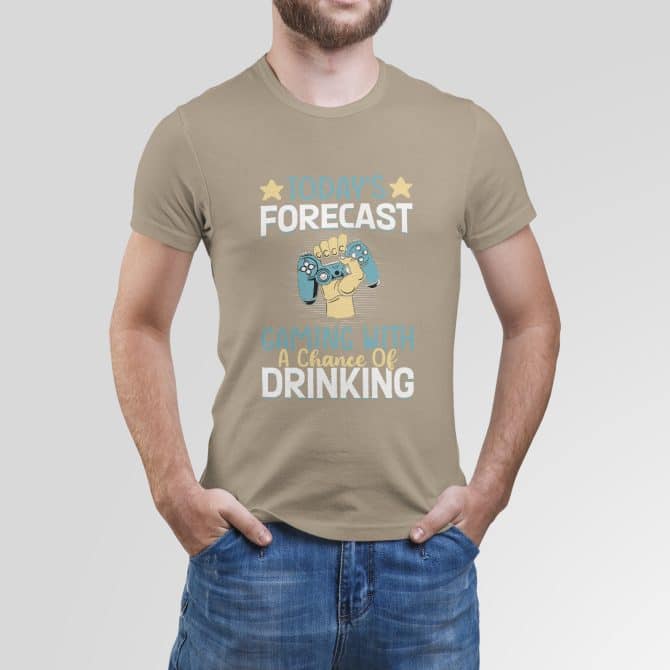Today's forecast, gaming with a chance of drinking