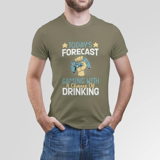 Today's forecast, gaming with a chance of drinking
