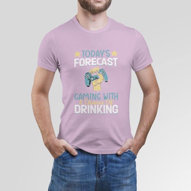 Today's forecast, gaming with a chance of drinking