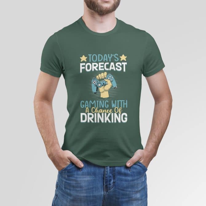 Today's forecast, gaming with a chance of drinking