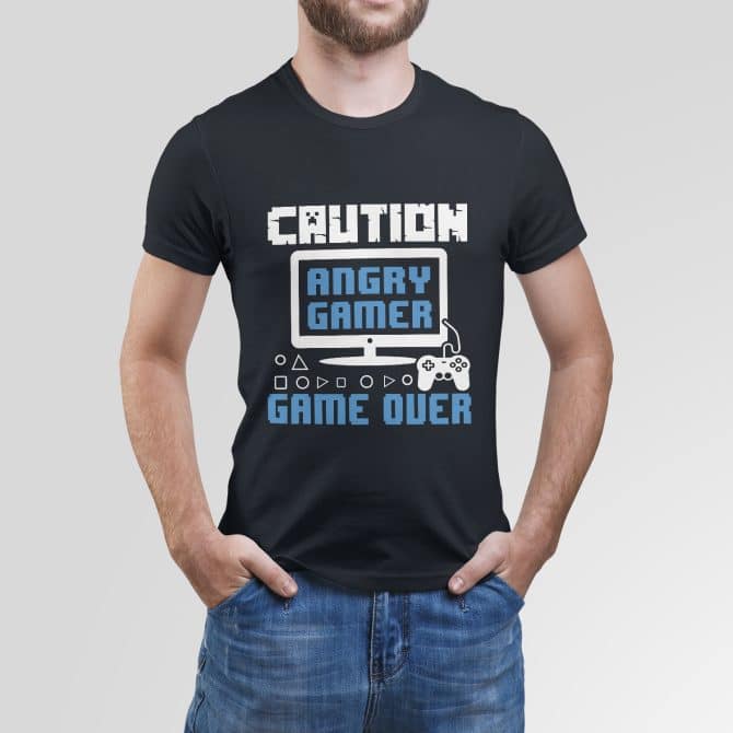 Caution Angry Gamer