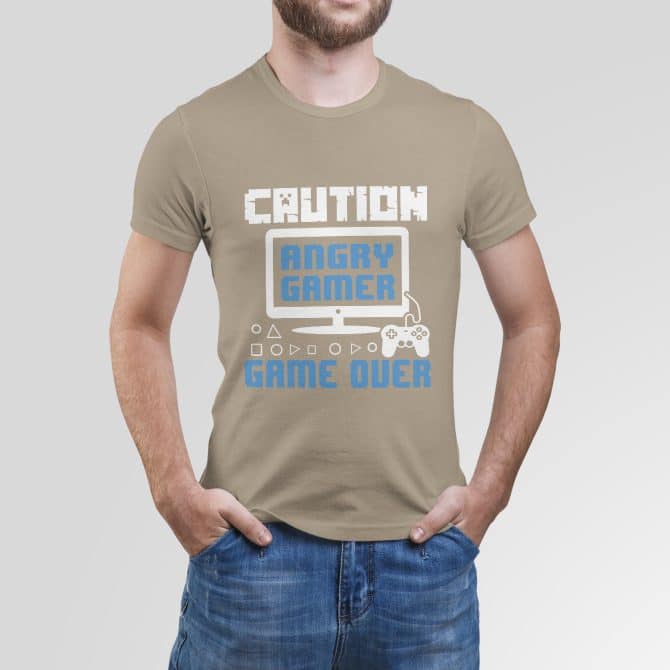 Caution Angry Gamer