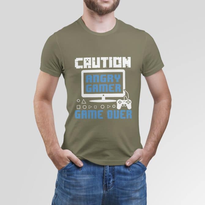 Caution Angry Gamer