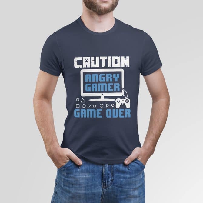 Caution Angry Gamer