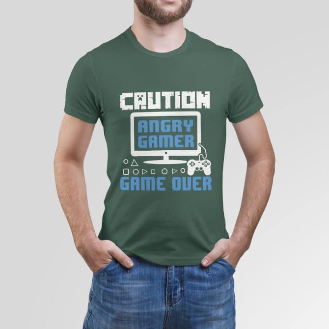 Caution Angry Gamer