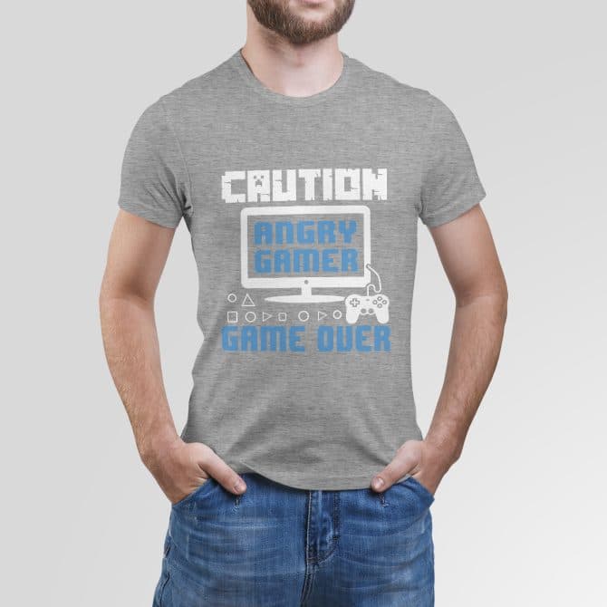 Caution Angry Gamer