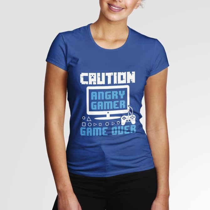 Caution Angry Gamer