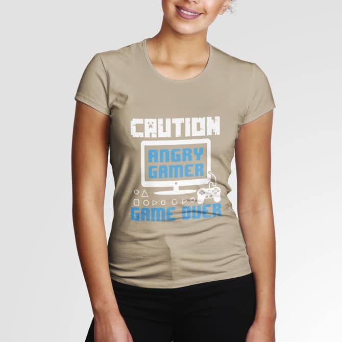 Caution Angry Gamer