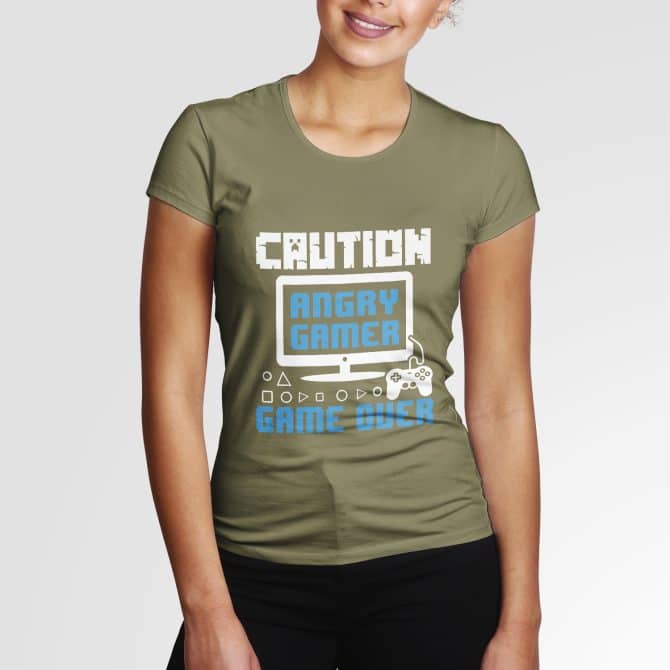 Caution Angry Gamer