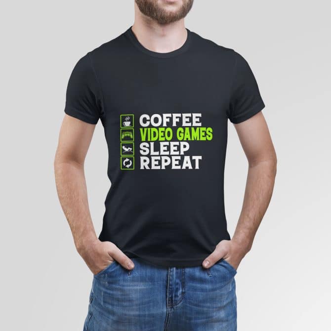 Coffee, Video Games, Sleep, Repeat