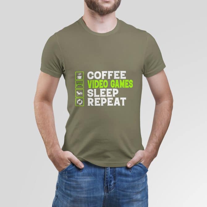 Coffee, Video Games, Sleep, Repeat