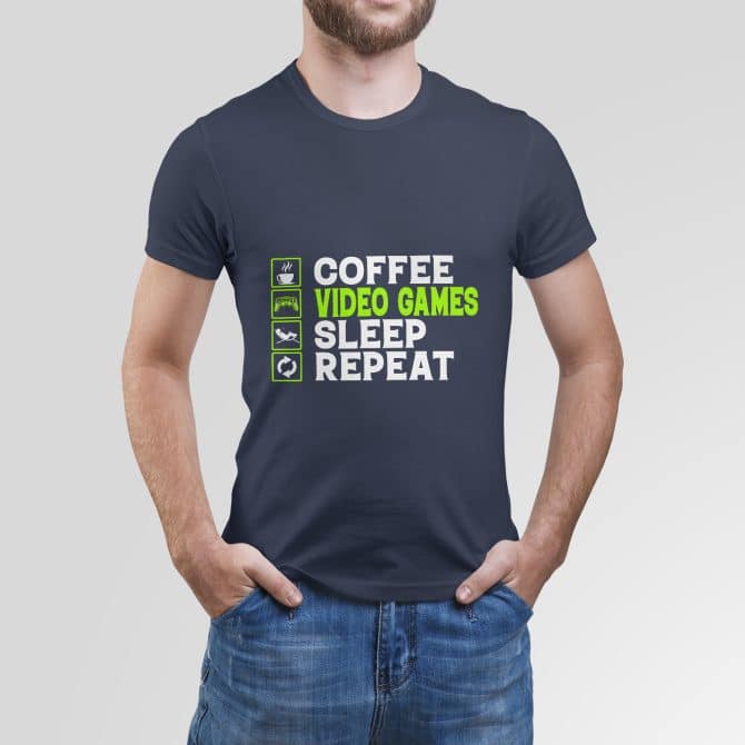 Coffee, Video Games, Sleep, Repeat