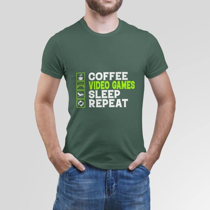 Coffee, Video Games, Sleep, Repeat