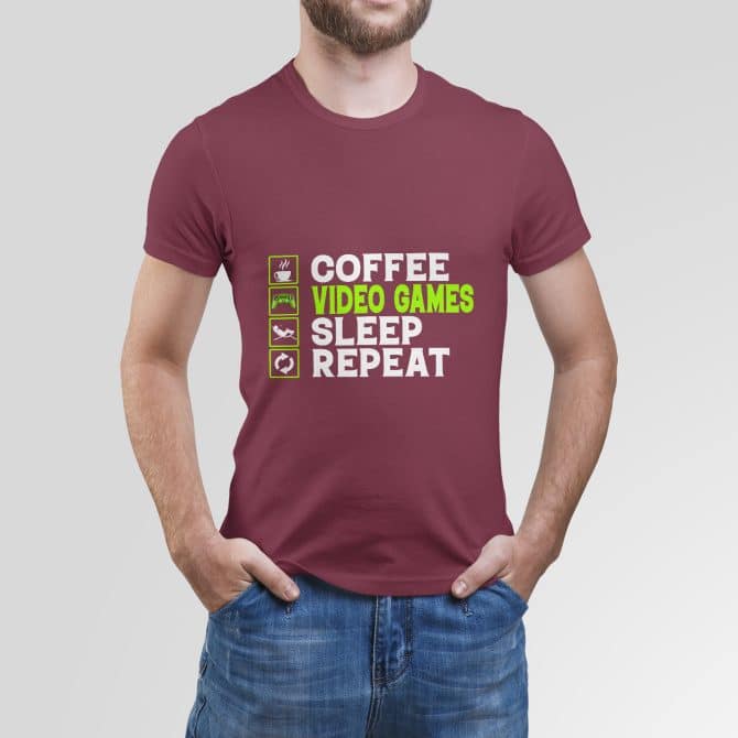 Coffee, Video Games, Sleep, Repeat