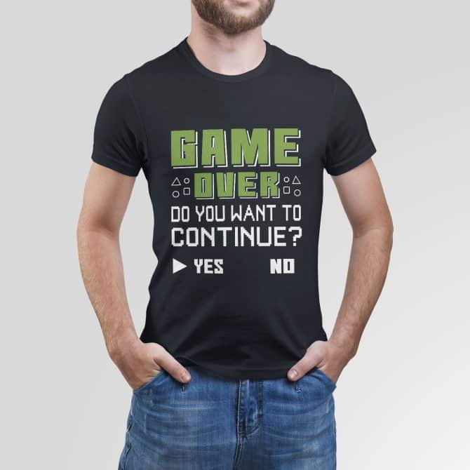 Game over, do you want to continue?