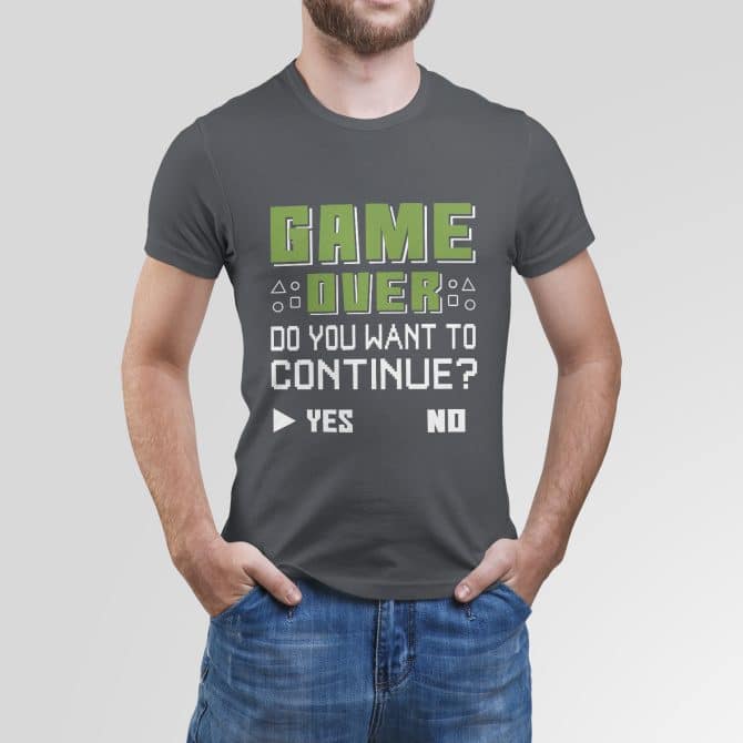 Game over, do you want to continue?