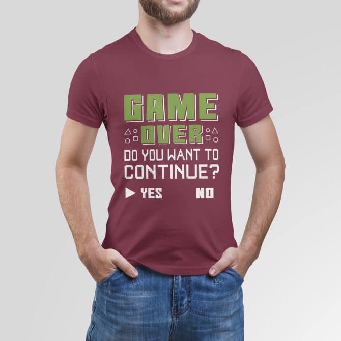 Game over, do you want to continue?