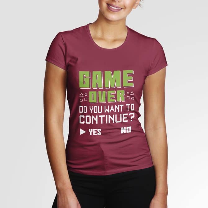 Game over, do you want to continue?